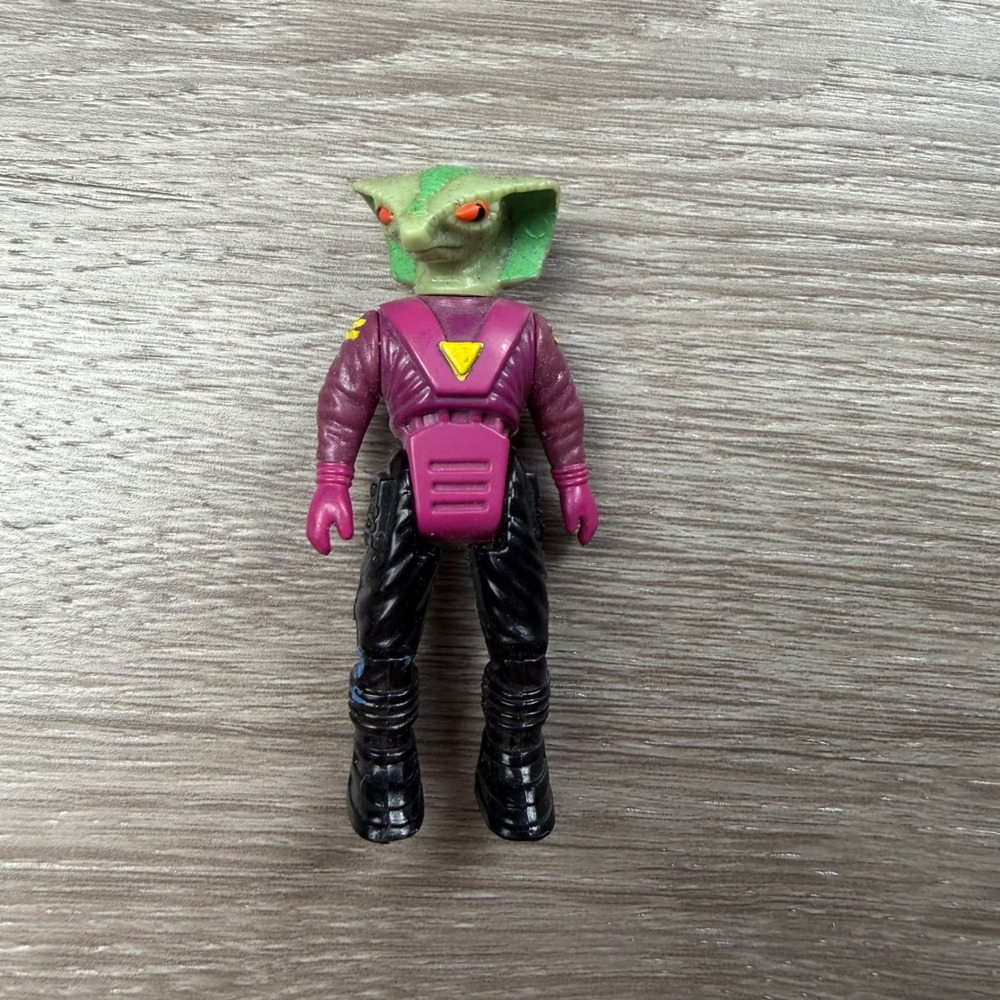 Galoob Vintage Men Action Figure Snake Alien Cobra Purple Black 3.5"‎